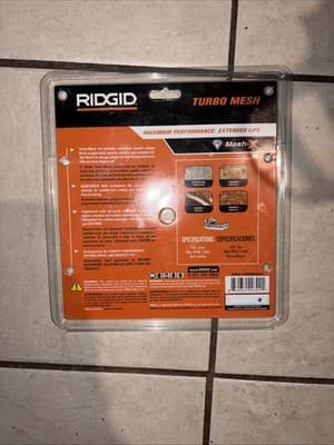 RIDGID 8 in. Continuous Mesh Rim Diamond Blade for Porcelain & Stone (HD-CM80P) - Thumbnail 2