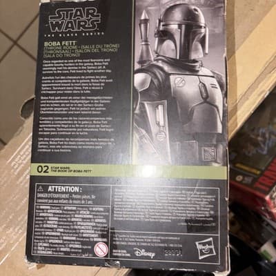 Star Wars The Black Series Boba Fett (Throne Room) Action Figure - F4064 - Thumbnail 2