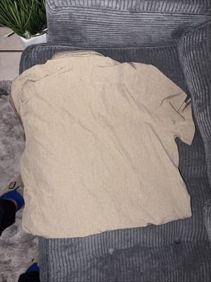 Zeroxposur Men’s Performance Shirt Beige Shortsleeve Button Down Size XL Tech - Thumbnail 4