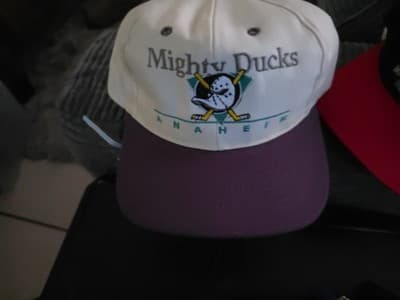 Vintage Rare Apex One Anaheim Mighty Ducks Snapback Hat Cap NHL Hockey - Thumbnail 2