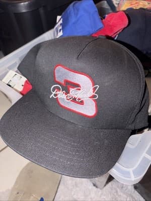 Vintage Dale Earnhardt Sr #3 NASCAR Chase Snapback Hat Embroidered Flag All Over - Image 1