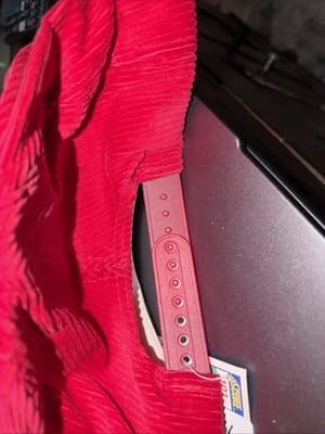 Men’s Vintage Final Four 1989 Hat NCAA Basketball Corduroy Snapback Red Rare - Thumbnail 2