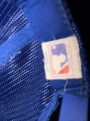 Seattle Mariners Trucker Hat Vintage 1980s snapback Blue - Thumbnail 4