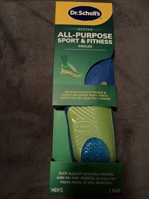 Dr. Scholl's All-Purpose Sport & Fitness Men's Trim to Fit Comfort Shoe Insoles