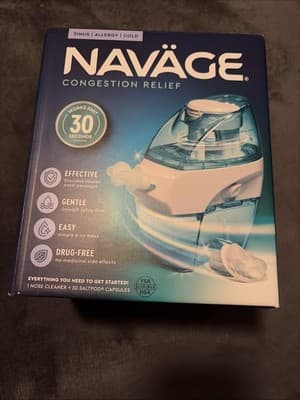 Navage RSI23 Nasal Irrigator Kit - Blue/White