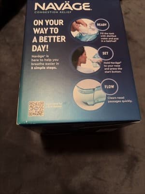 Navage RSI23 Nasal Irrigator Kit - Blue/White - Thumbnail 4
