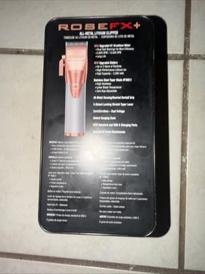 BaBylissPRO RoseFX+ All-Metal Lithium Clipper - FX870NRG - Thumbnail 3