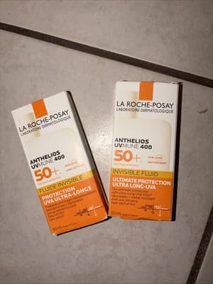 La Roche-Posay Anthelios UVMUNE 400 Invisible Fluid SPF50+ - 1.7fl. oz, 2 Pack