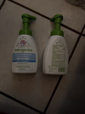 Babyganics Alcohol-Free Foaming Hand Sanitizer, Pump, Fragrance Free, 2 Pack