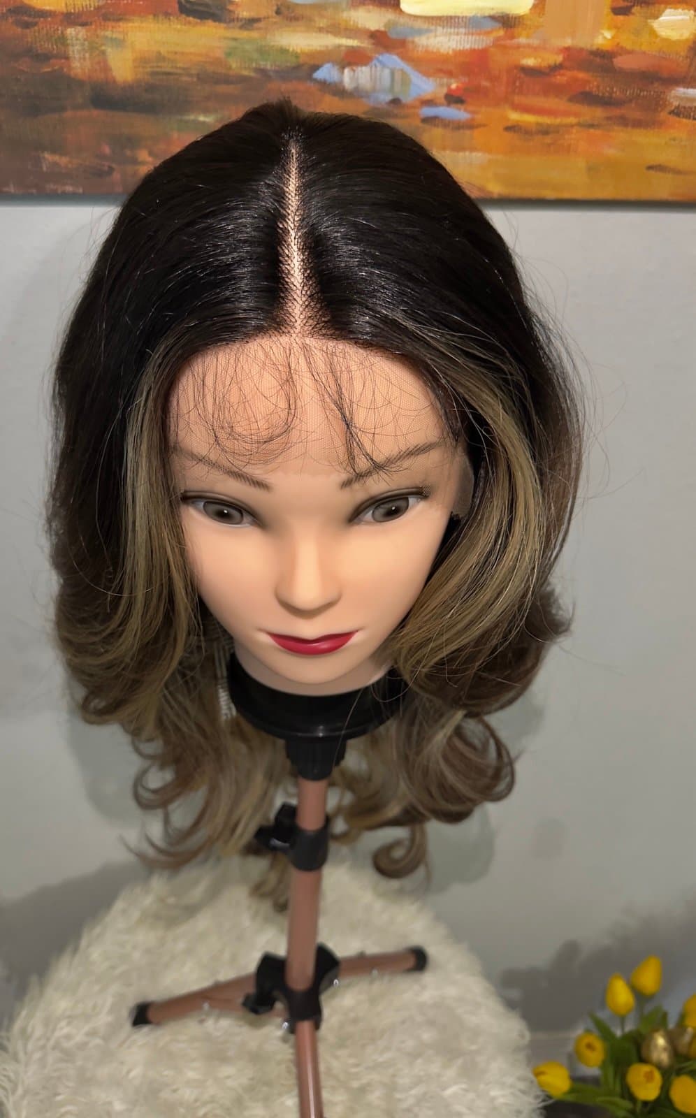 Synthetic Blend Wig middle part - Thumbnail 3