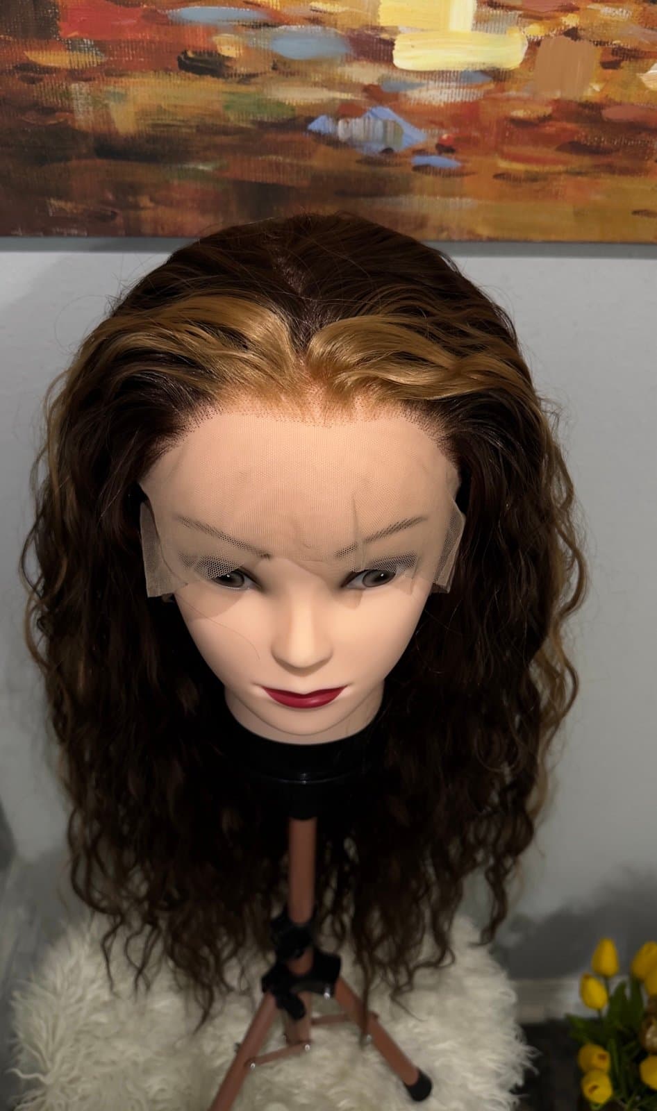 Synthetic Blend Lace Wig - Image 1