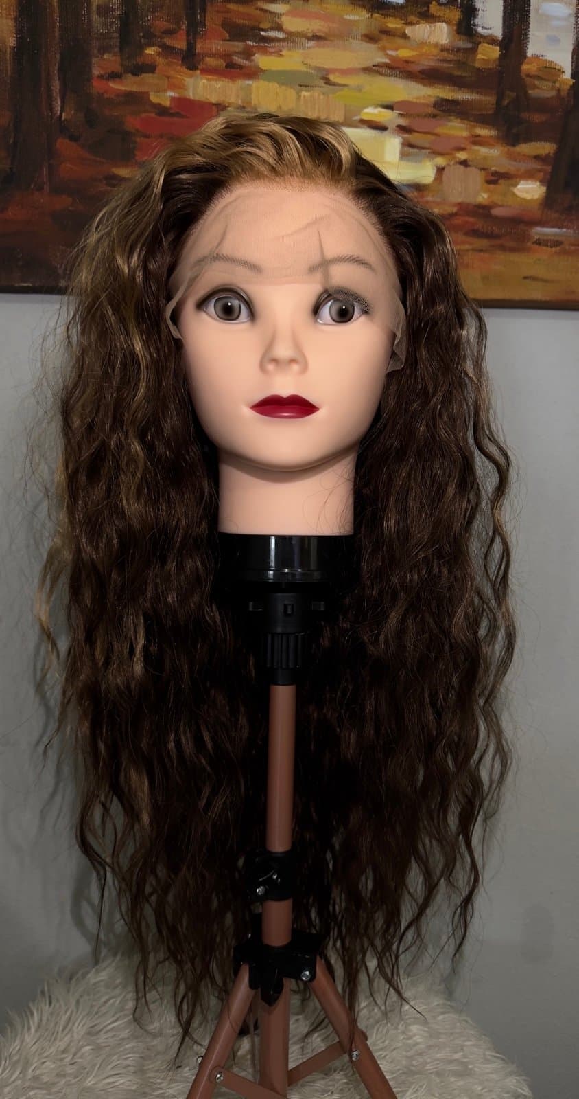 Synthetic Blend Lace Wig - Thumbnail 5