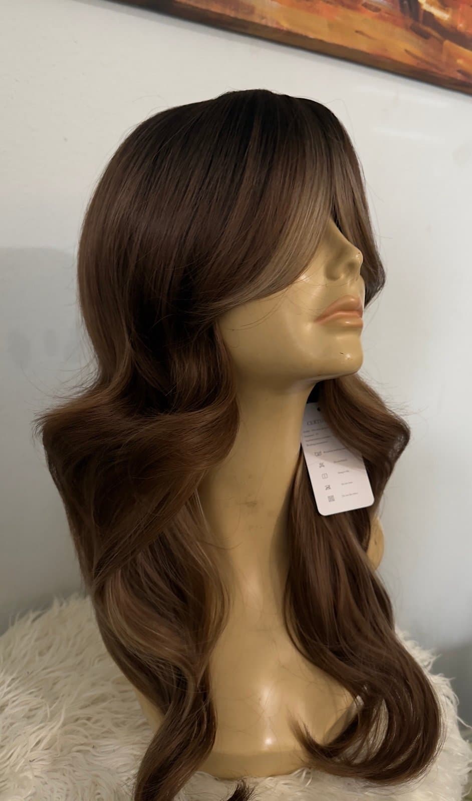 Synthetic Blend Wig - Thumbnail 4