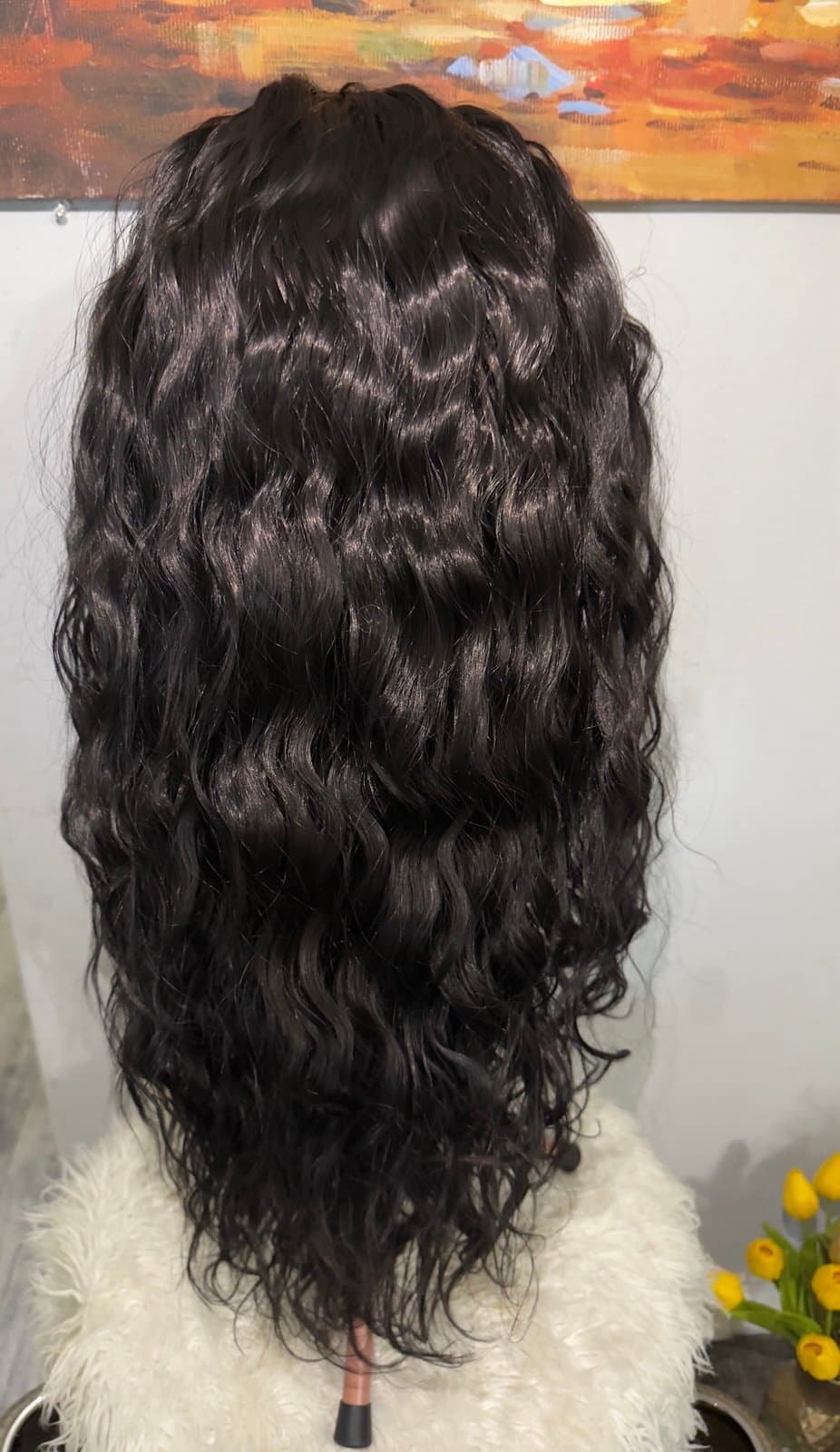 Synthetic Blend Lace Wig - Thumbnail 7