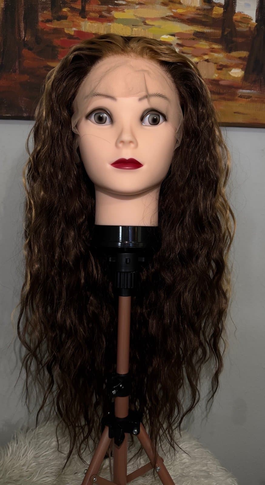 Synthetic Blend Lace Wig - Thumbnail 4