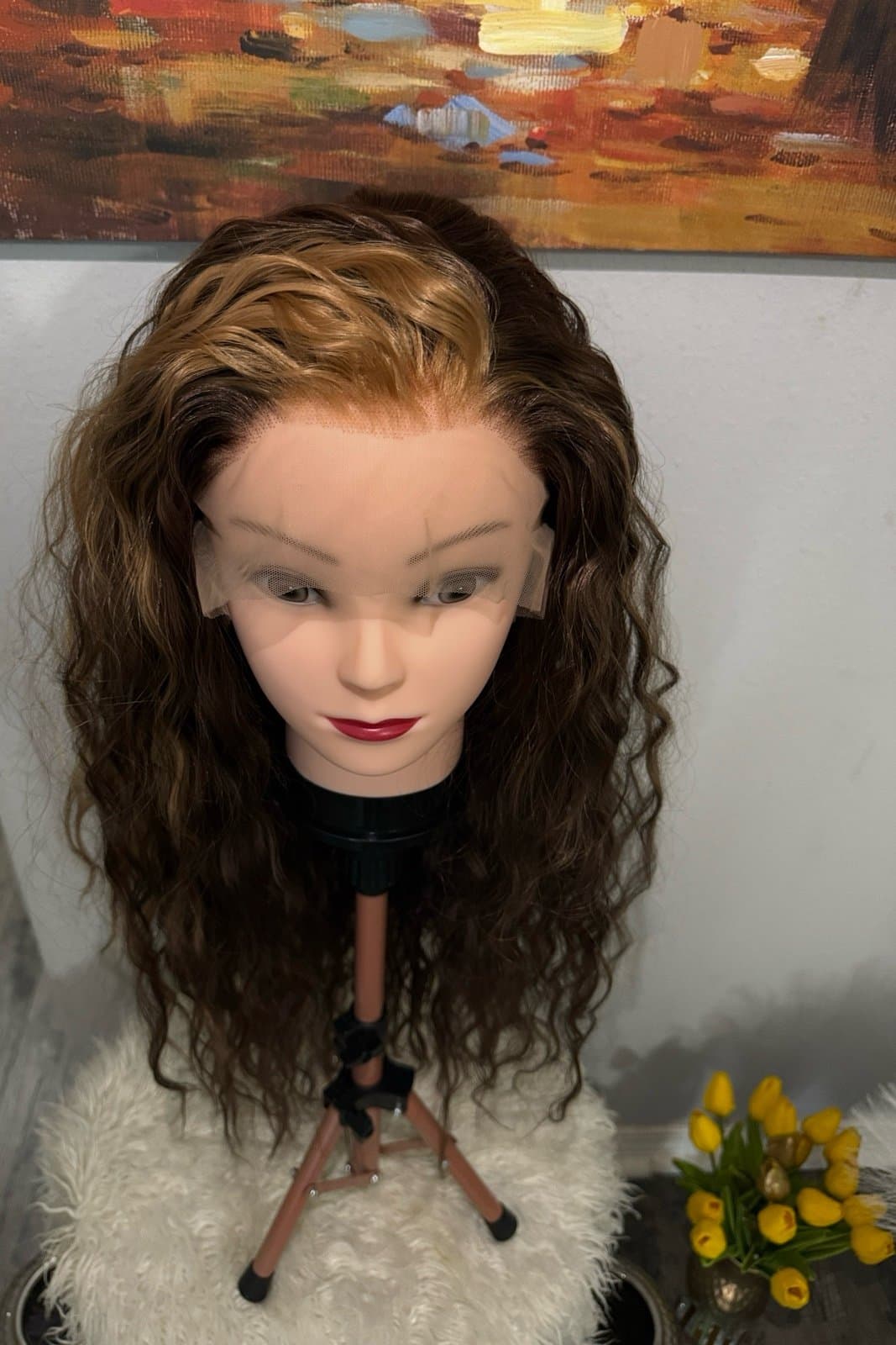 Synthetic Blend Lace Wig - Thumbnail 7