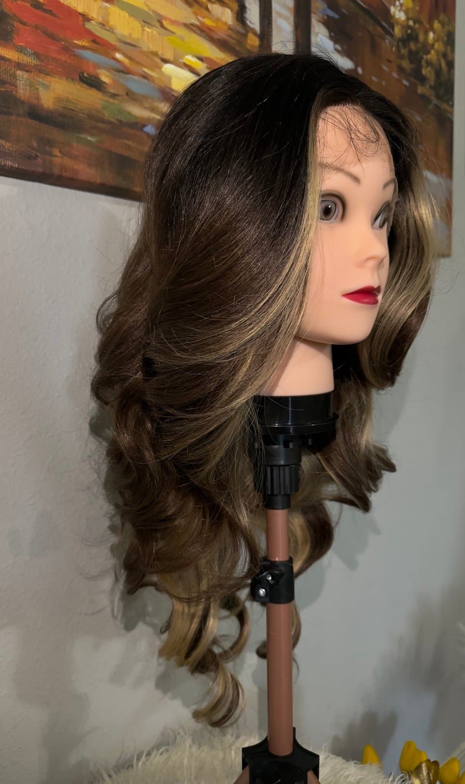 Synthetic Blend Wig middle part - Image 1