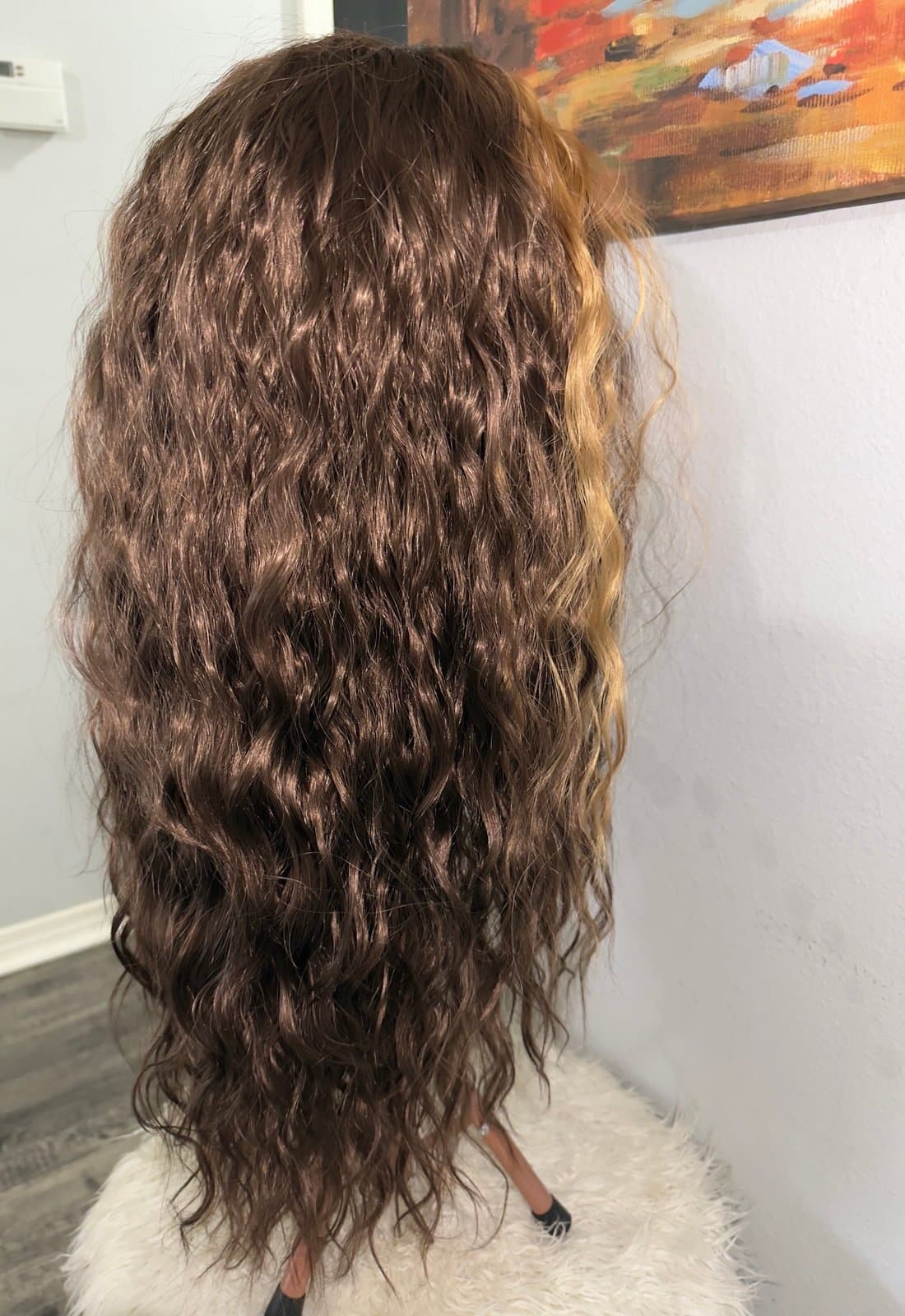 Synthetic Blend Lace Wig - Thumbnail 6