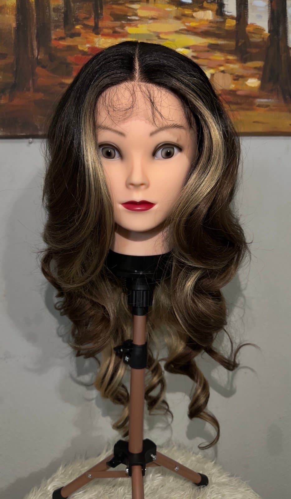 Synthetic Blend Wig middle part - Thumbnail 7