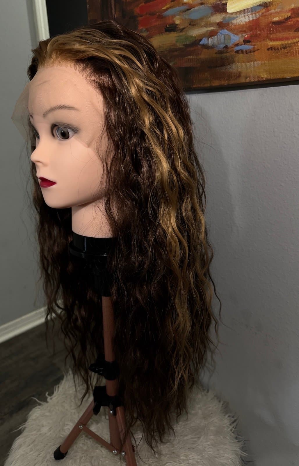 Synthetic Blend Lace Wig - Thumbnail 2