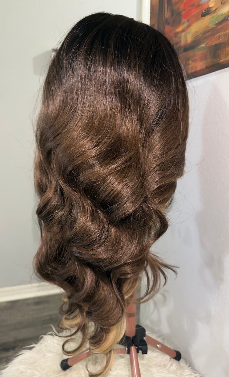 Synthetic Blend Wig middle part - Thumbnail 6