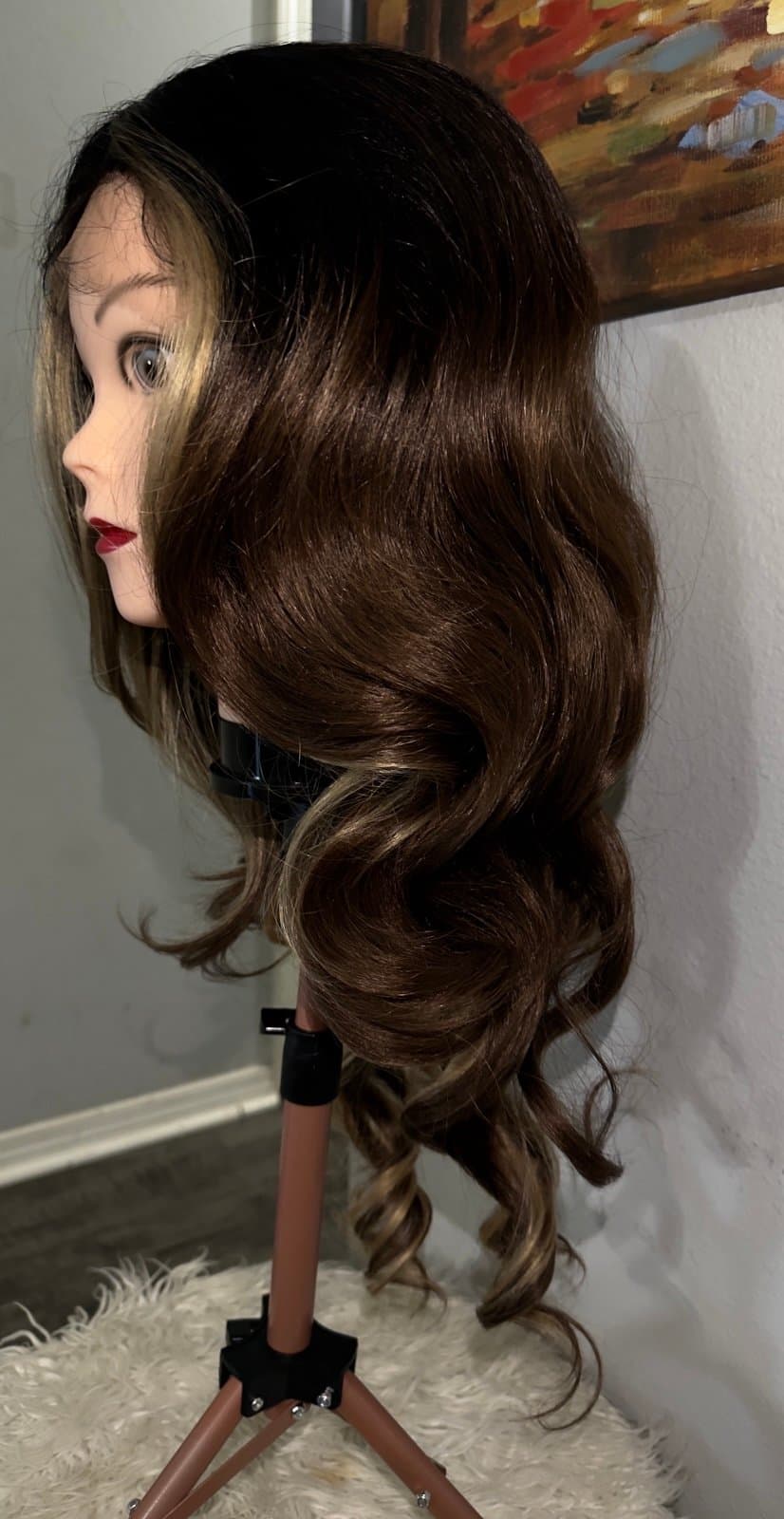 Synthetic Blend Wig middle part - Thumbnail 5