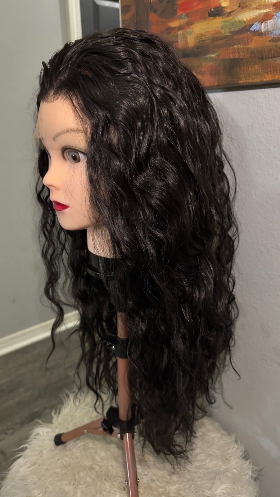 Synthetic Blend Lace Wig - Thumbnail 5