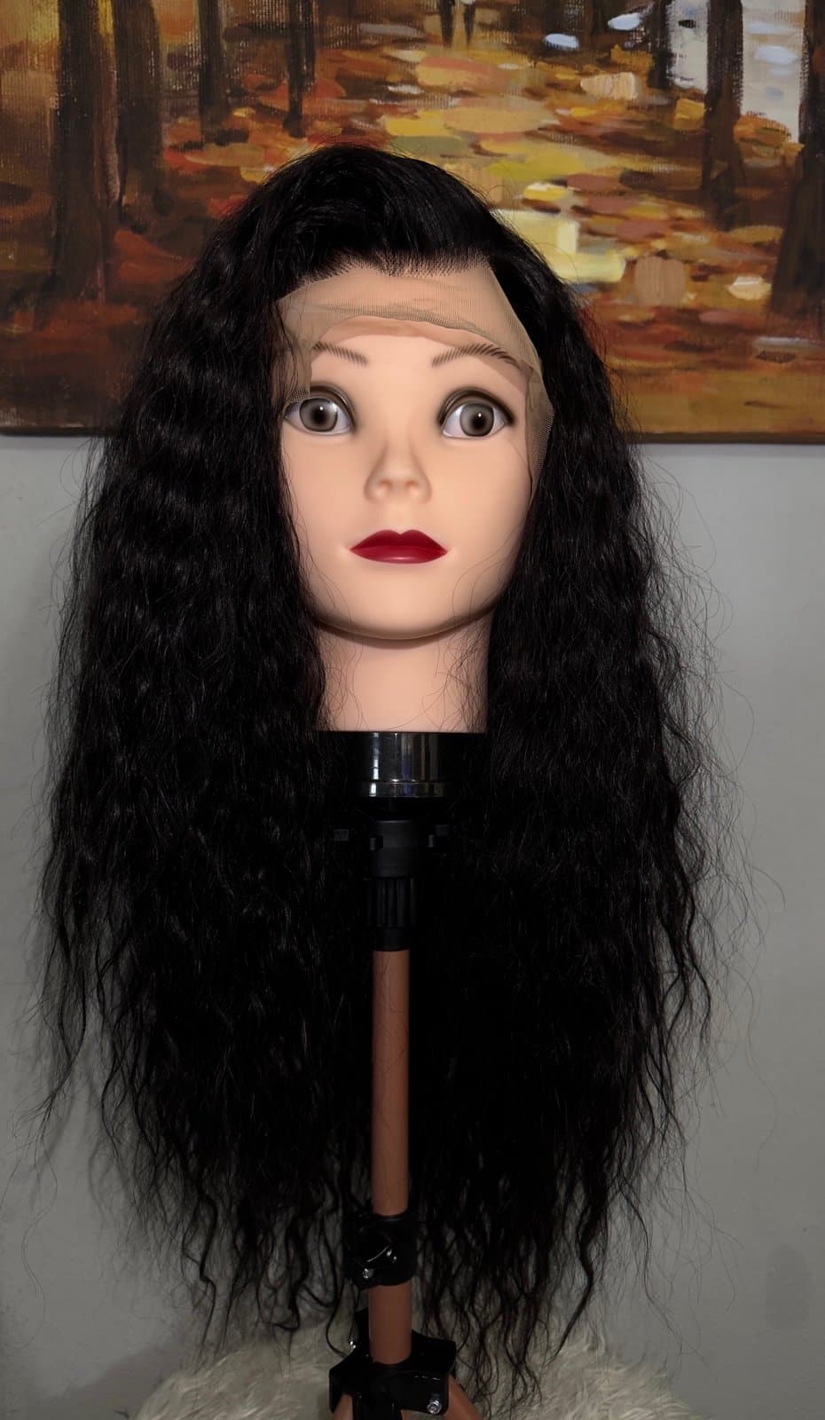 Synthetic Blend Lace Wig - Thumbnail 4