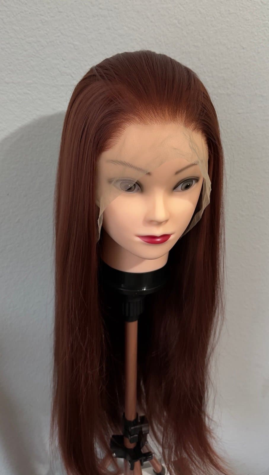 Synthetic Blend Lace Wig 13x6lace wig burgundy