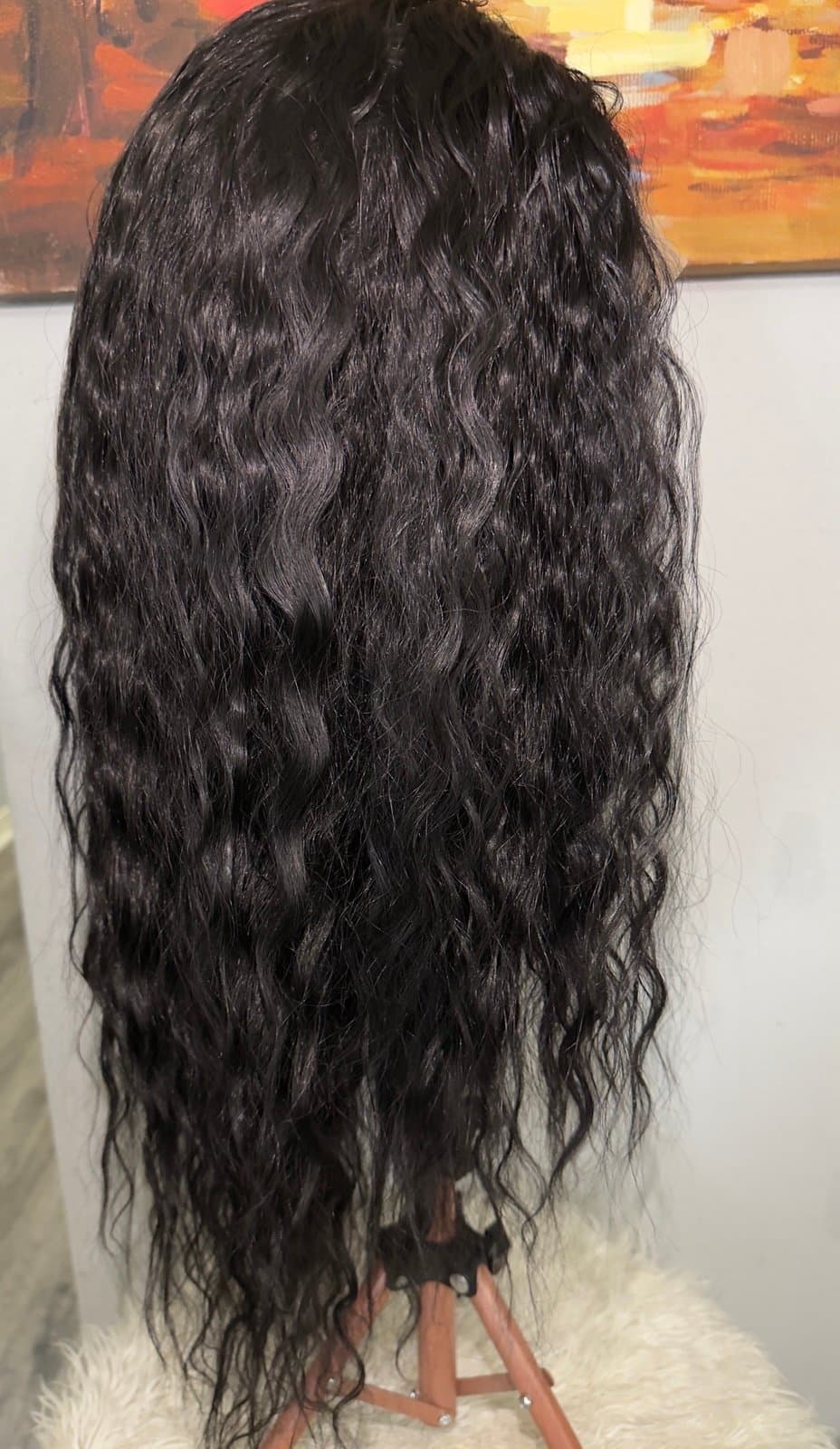 Synthetic Blend Lace Wig - Thumbnail 5