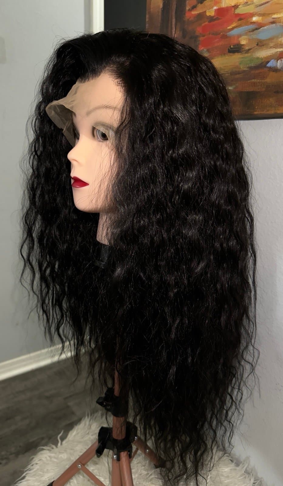Synthetic Blend Lace Wig - Thumbnail 6