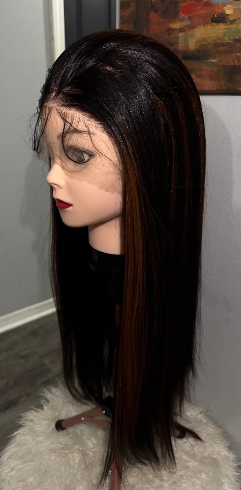Synthetic Blend Lace Wig 13x6lace wig - Thumbnail 4
