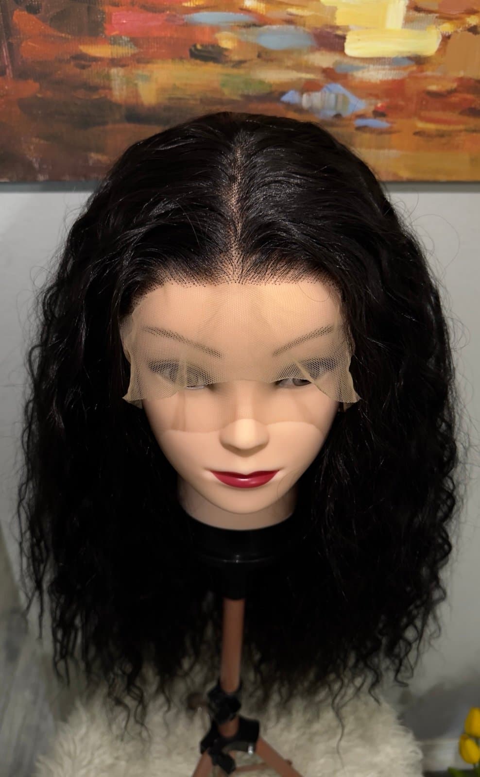Synthetic Blend Lace Wig