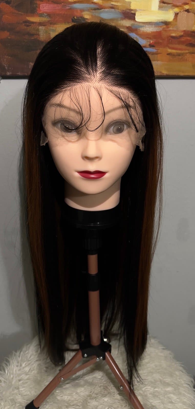 Synthetic Blend Lace Wig 13x6lace wig - Thumbnail 5