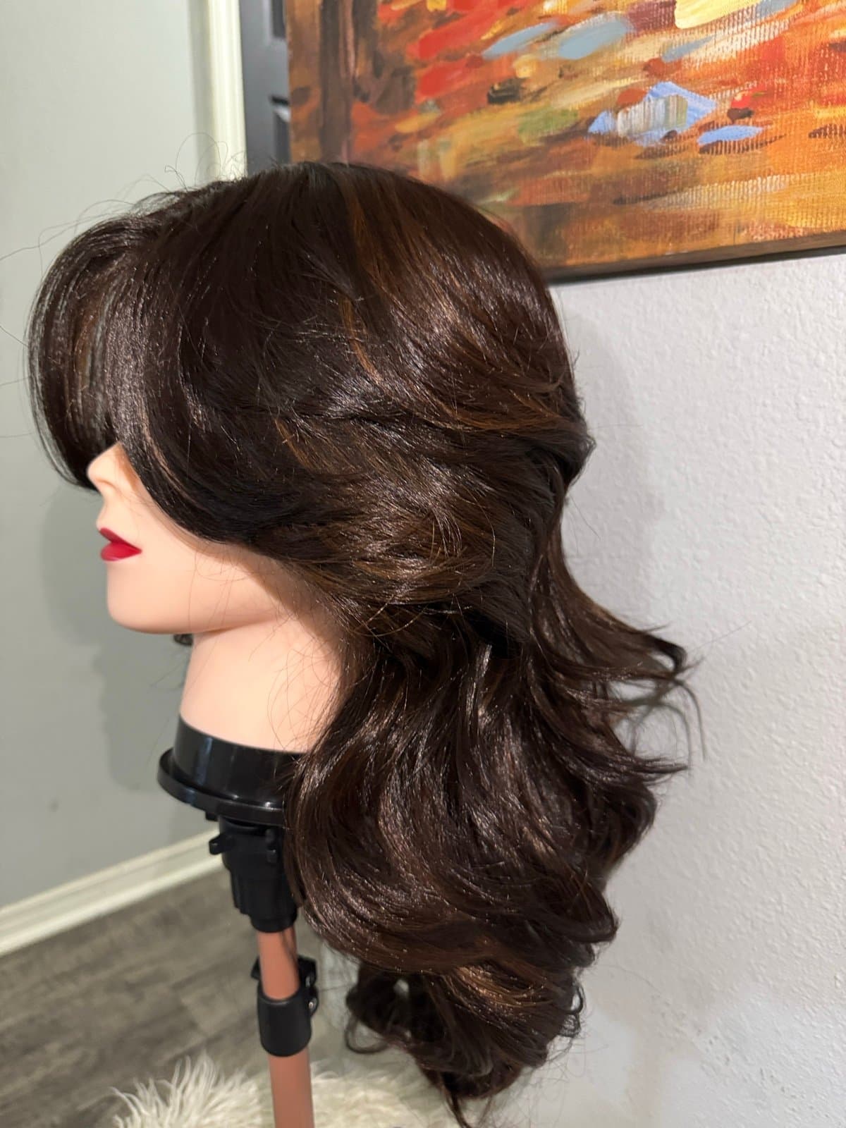 Synthetic Blend Wig middle part - Thumbnail 5