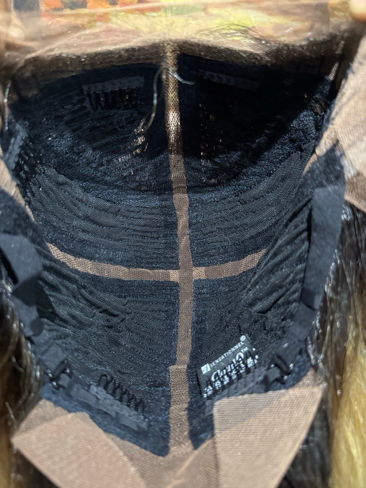 Synthetic Blend Ombre blonde wavy lace front wig with cross lace - Thumbnail 9