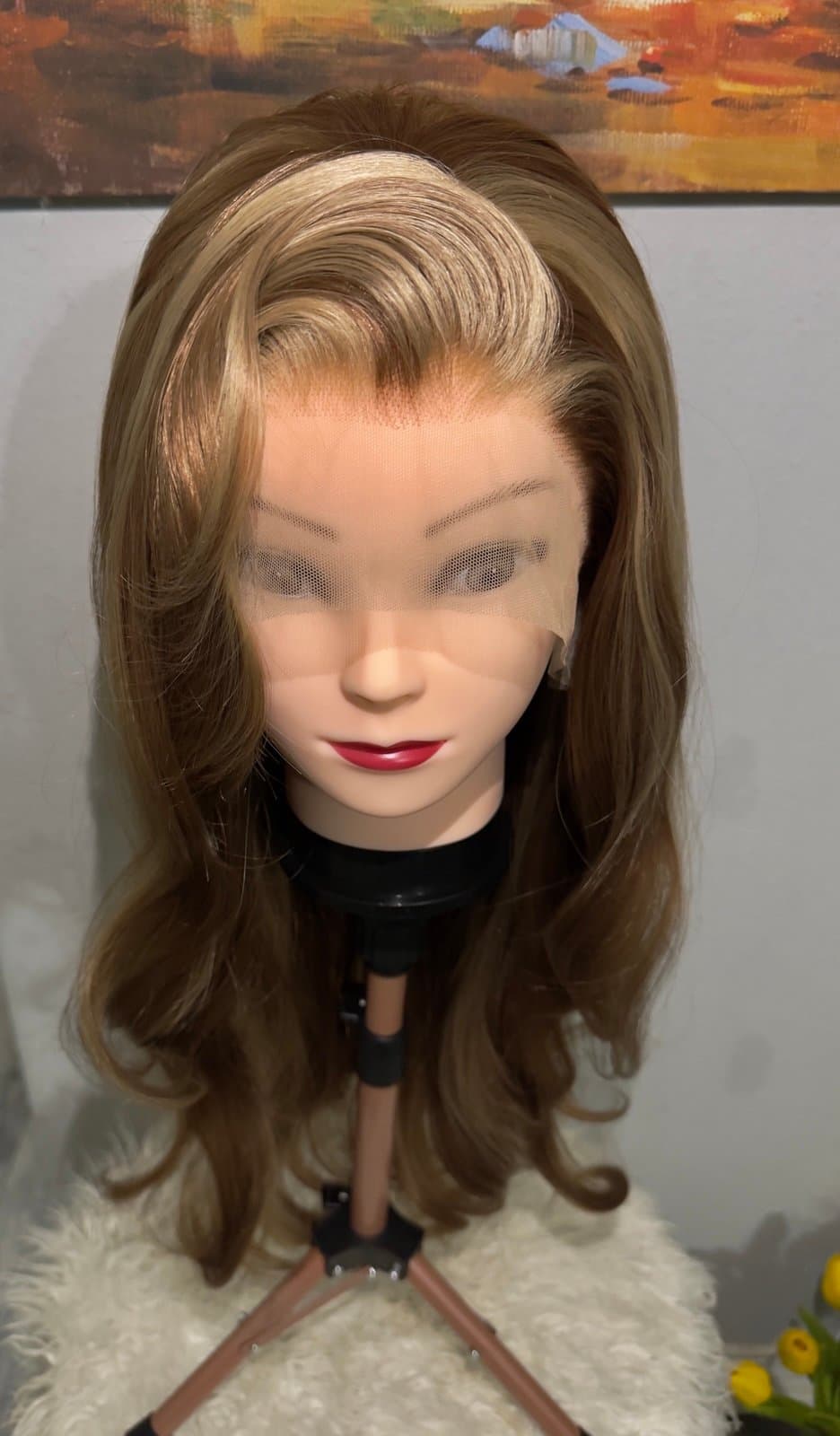 Synthetic Blend Wig Free Part - Thumbnail 3