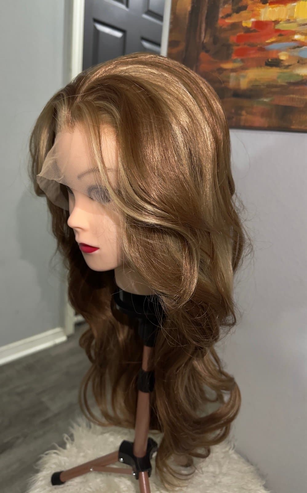 Synthetic Blend Wig Free Part - Thumbnail 12
