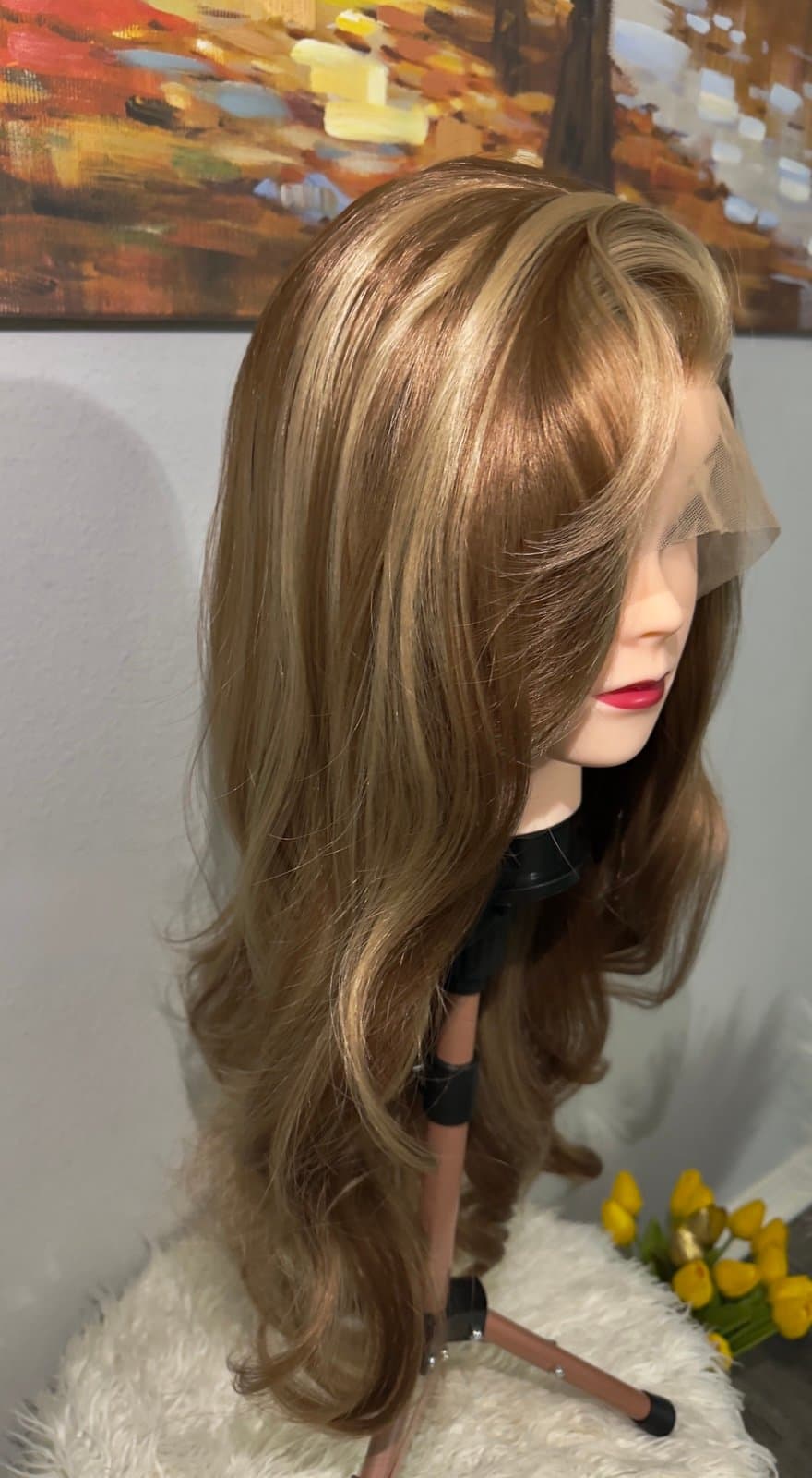 Synthetic Blend Wig Free Part
