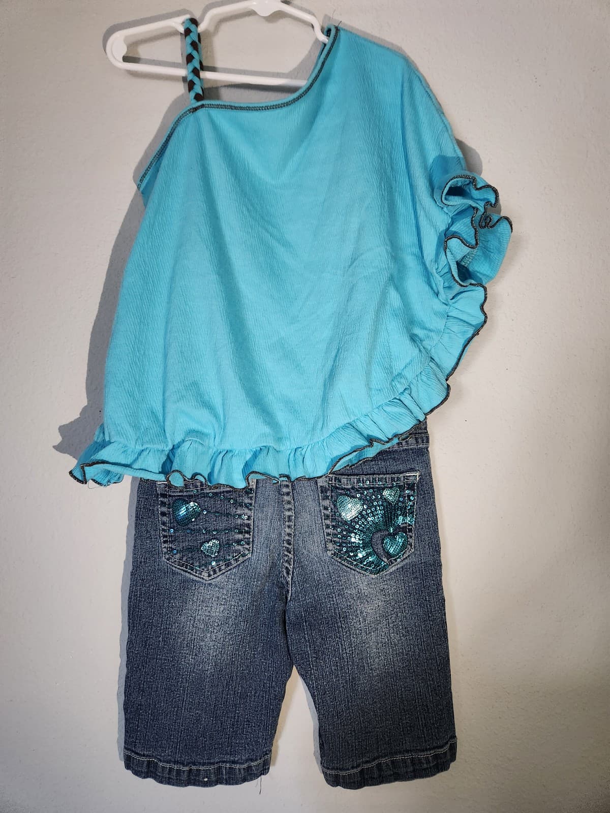 Toddler Girl Clothes Set 3-7/8 age - Thumbnail 2