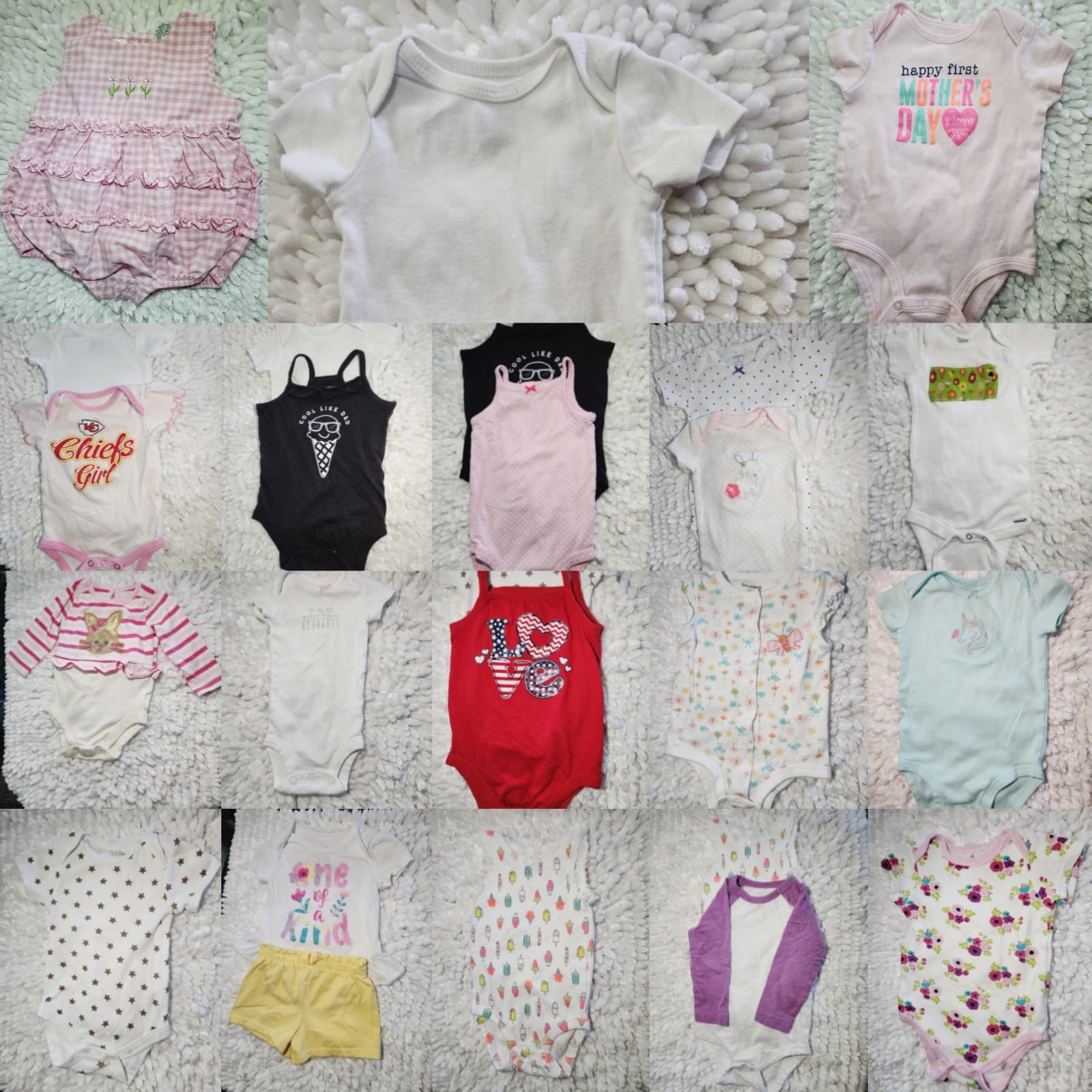 baby girl clothes set 1-3 months - Thumbnail 2