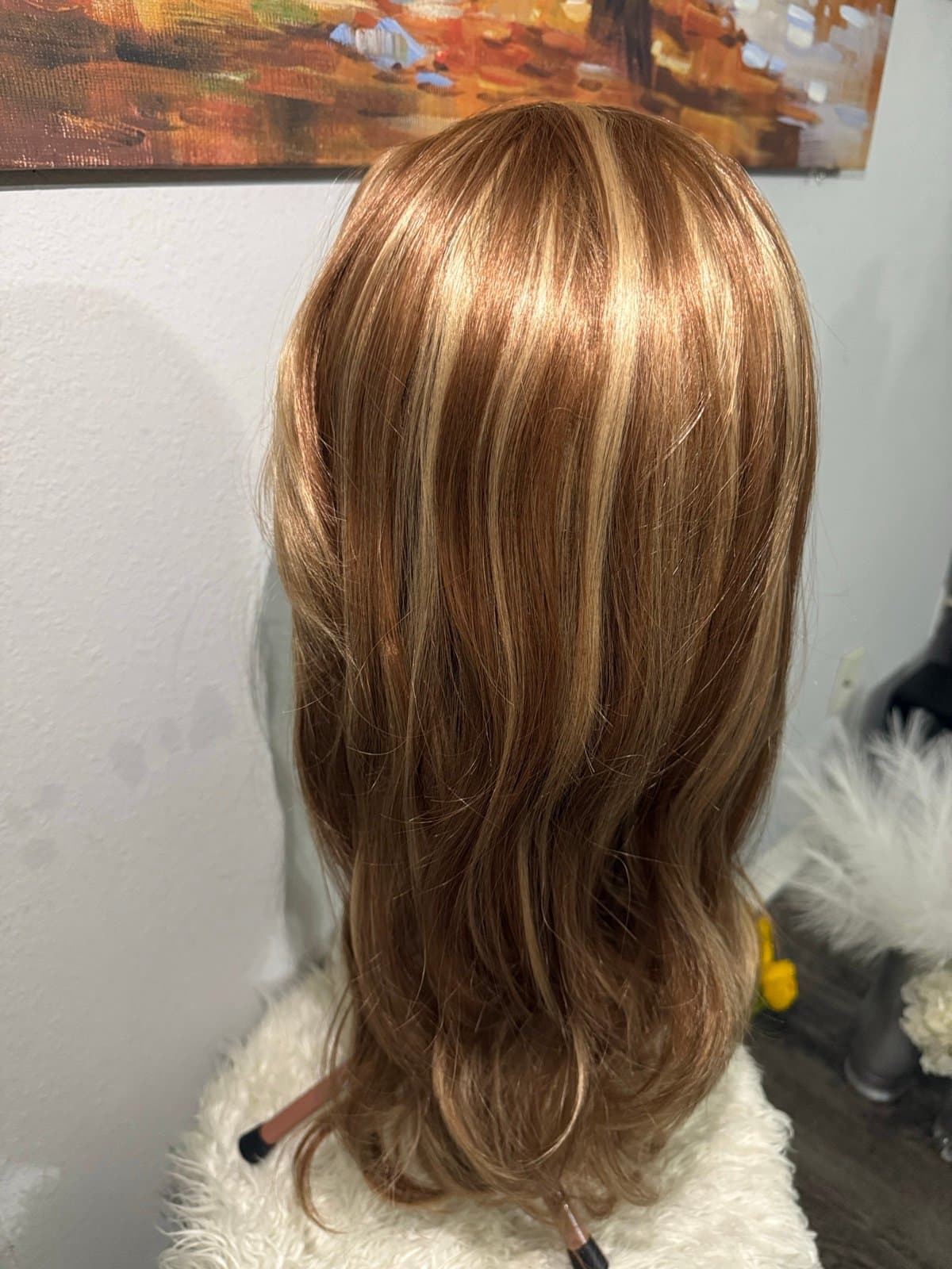 Synthetic Blend Wig Free Part - Thumbnail 8