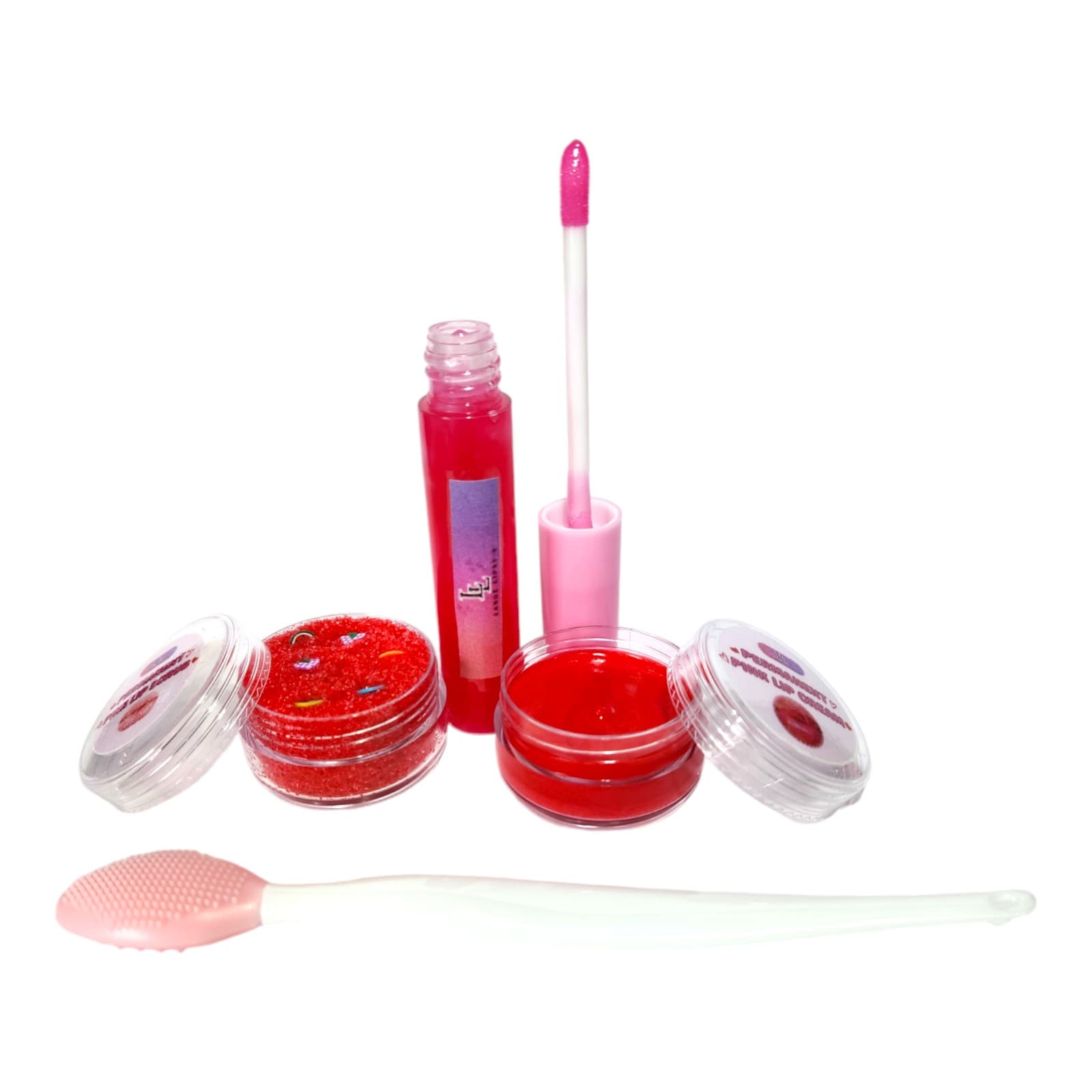 Powerful Brightening Lip Kit of 4: Lip Cream, Sugar Scrub & Scrub & Lip Gloss - Thumbnail 2