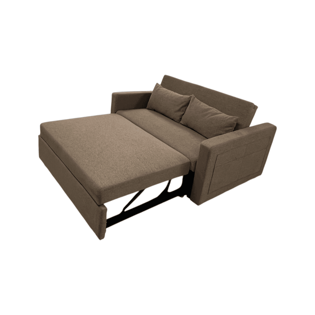 Latitude Run Lateresa Small Loveseat Pull-Out Sofa Bed - Adjustable Backrest With 2 Soft Pillows - Thumbnail 14