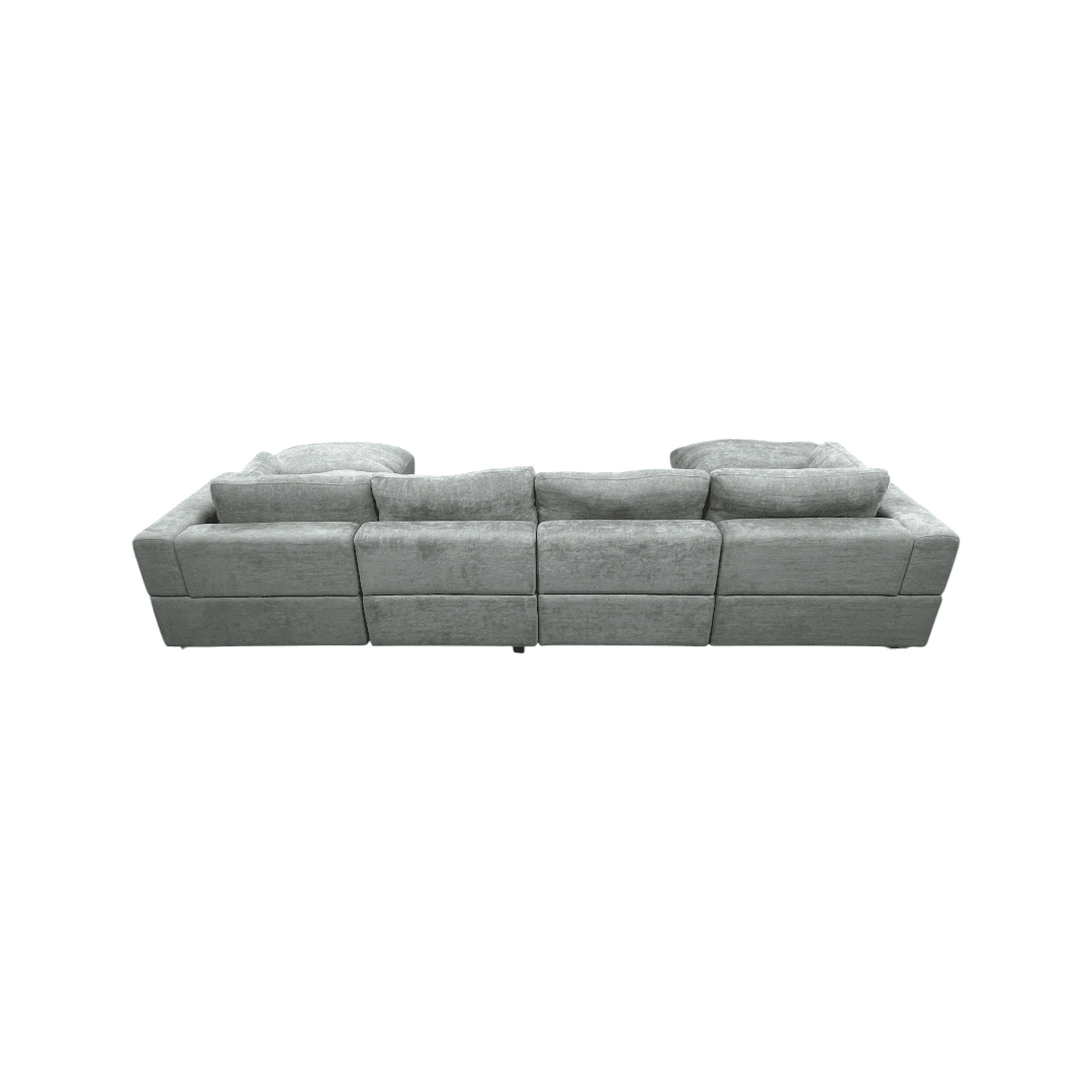 Latitude Run Wilroy 6-piece Comfy U-shaped Sofa Couch Reversible Chaise Sectional - Thumbnail 18
