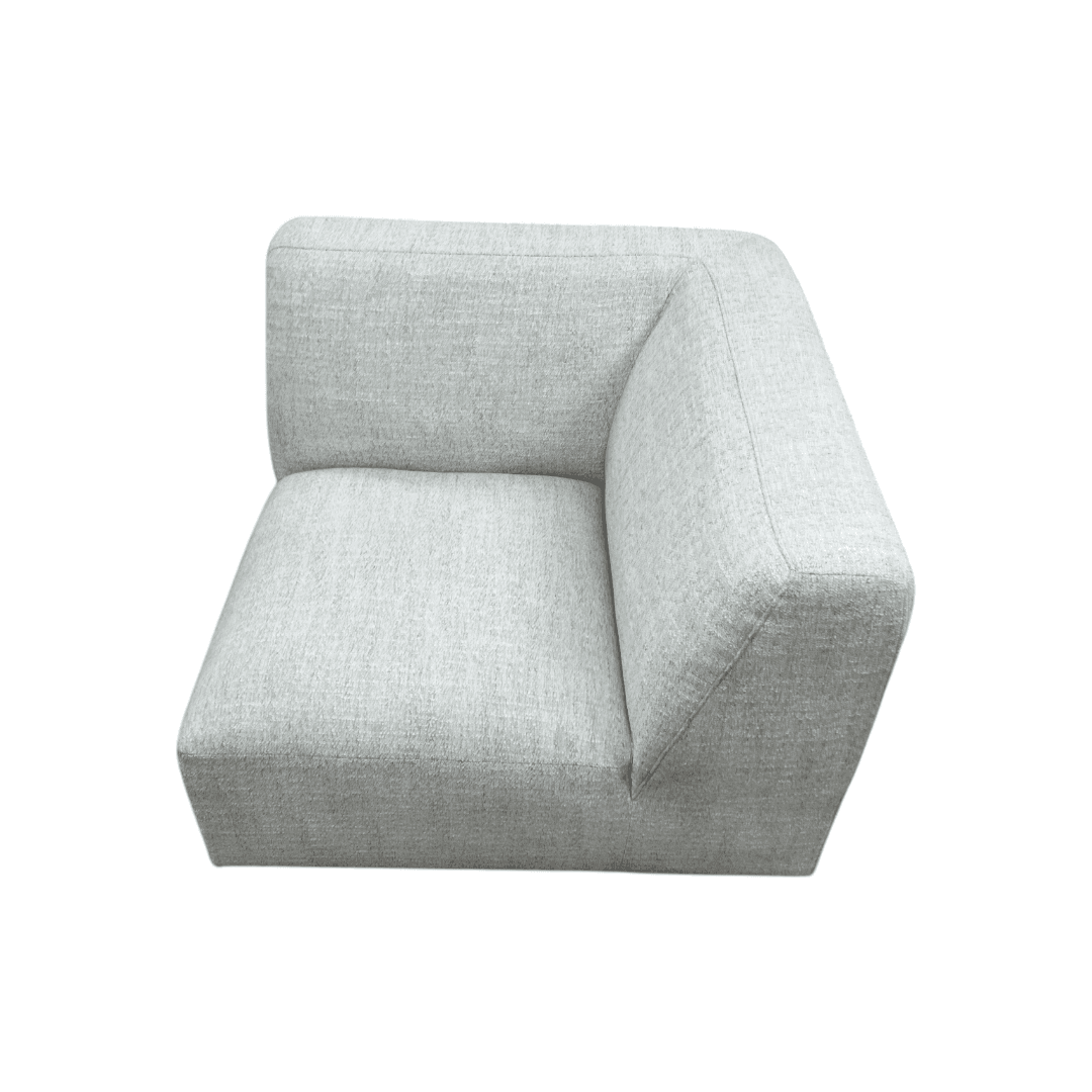 Simpli Home Rex Corner Sofa Module, Handcrafted Modern-Style Corner Accent Chair for Living Room - Thumbnail 3