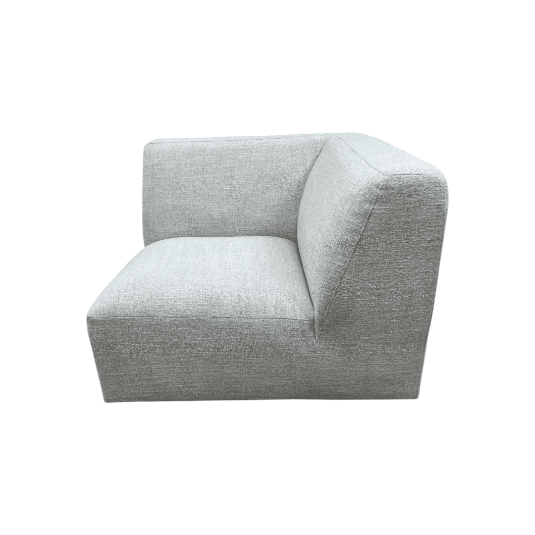 Simpli Home Rex Corner Sofa Module, Handcrafted Modern-Style Corner Accent Chair for Living Room - Thumbnail 4