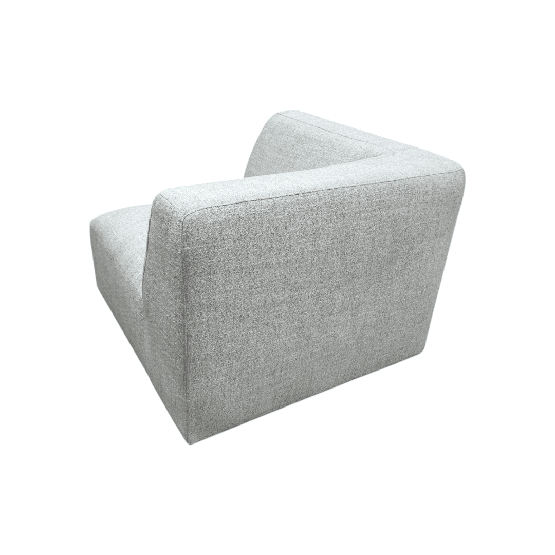 Simpli Home Rex Corner Sofa Module, Handcrafted Modern-Style Corner Accent Chair for Living Room - Thumbnail 7