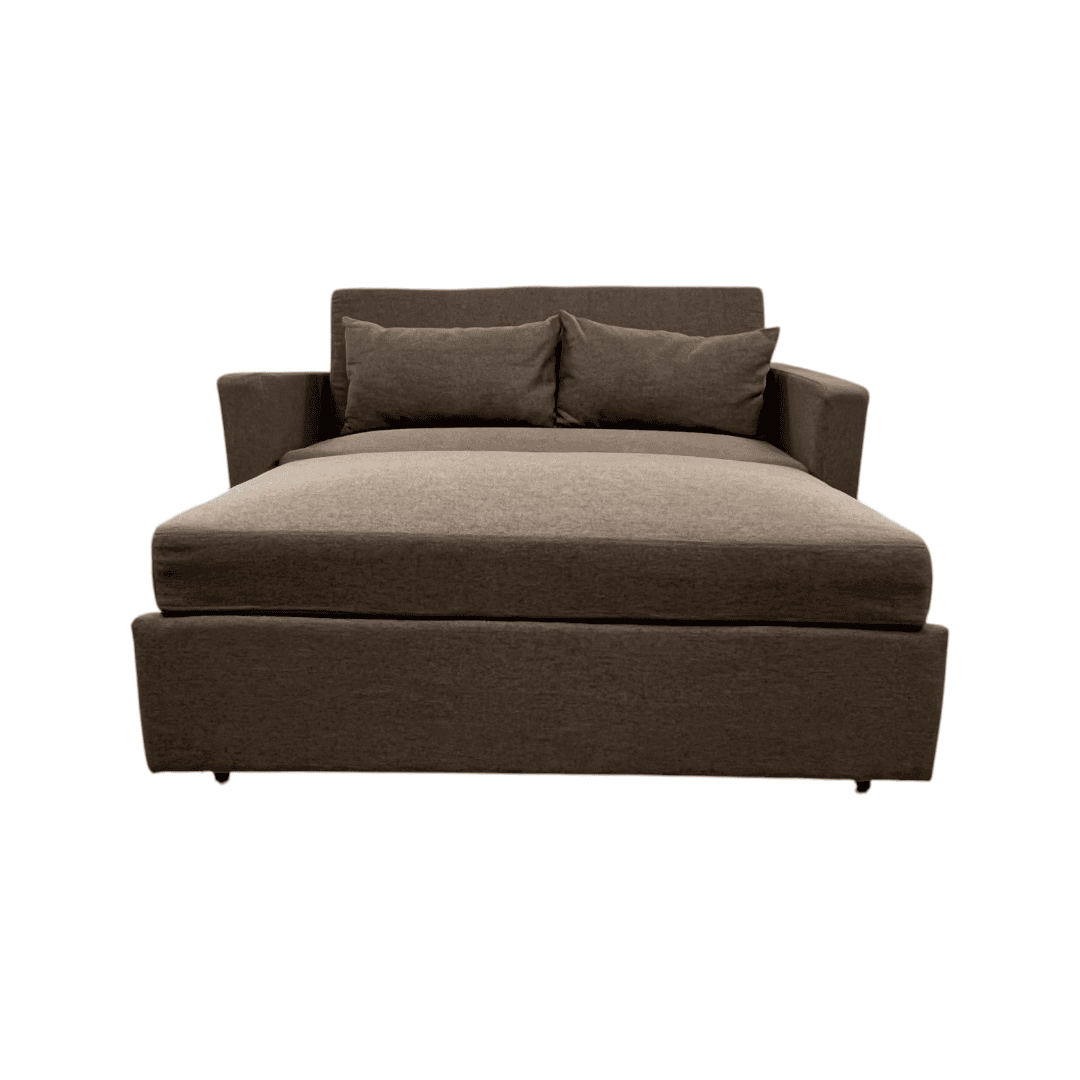 Latitude Run Lateresa Small Loveseat Pull-Out Sofa Bed - Adjustable Backrest With 2 Soft Pillows - Thumbnail 11