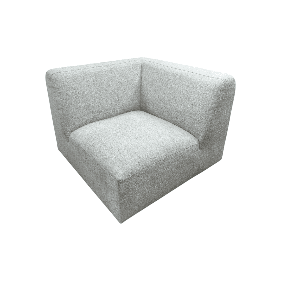 Simpli Home Rex Corner Sofa Module, Handcrafted Modern-Style Corner Accent Chair for Living Room - Thumbnail 11